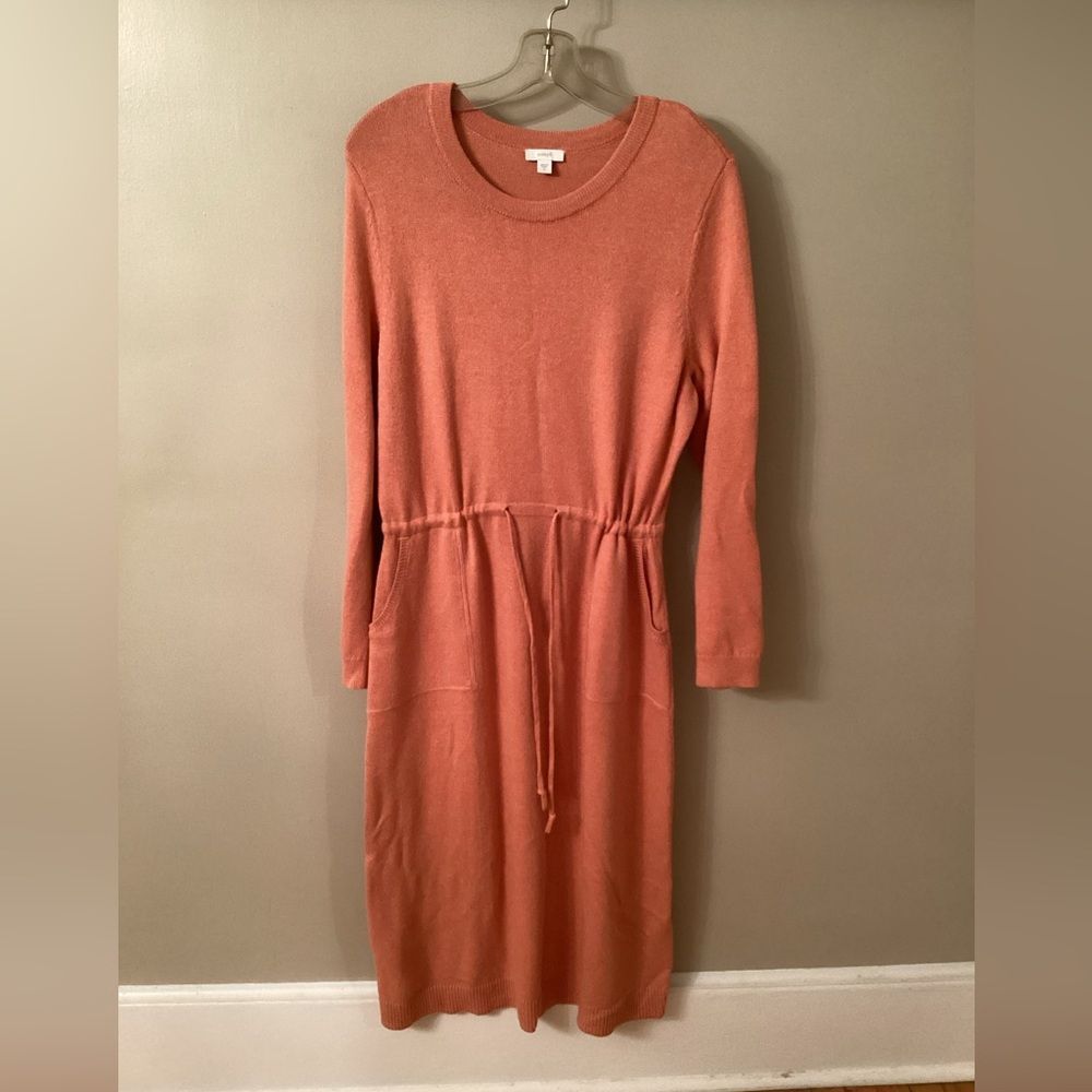 PURE JILL J JILL SIZE MED LONG SLEEVE SWEATER DRESS - Picture 2 of 7